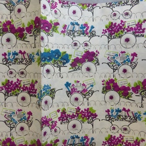 Vintage Folded Gift Wrap Wedding Shower by Dennison 2 Sheets 20"X30"
