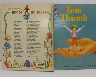 Vintage Tip Top Elf Book Tom Thumb Illustrations by Lucille Wallace