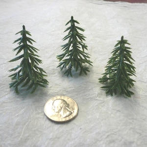 Vintage Plastic Pine Trees (6)