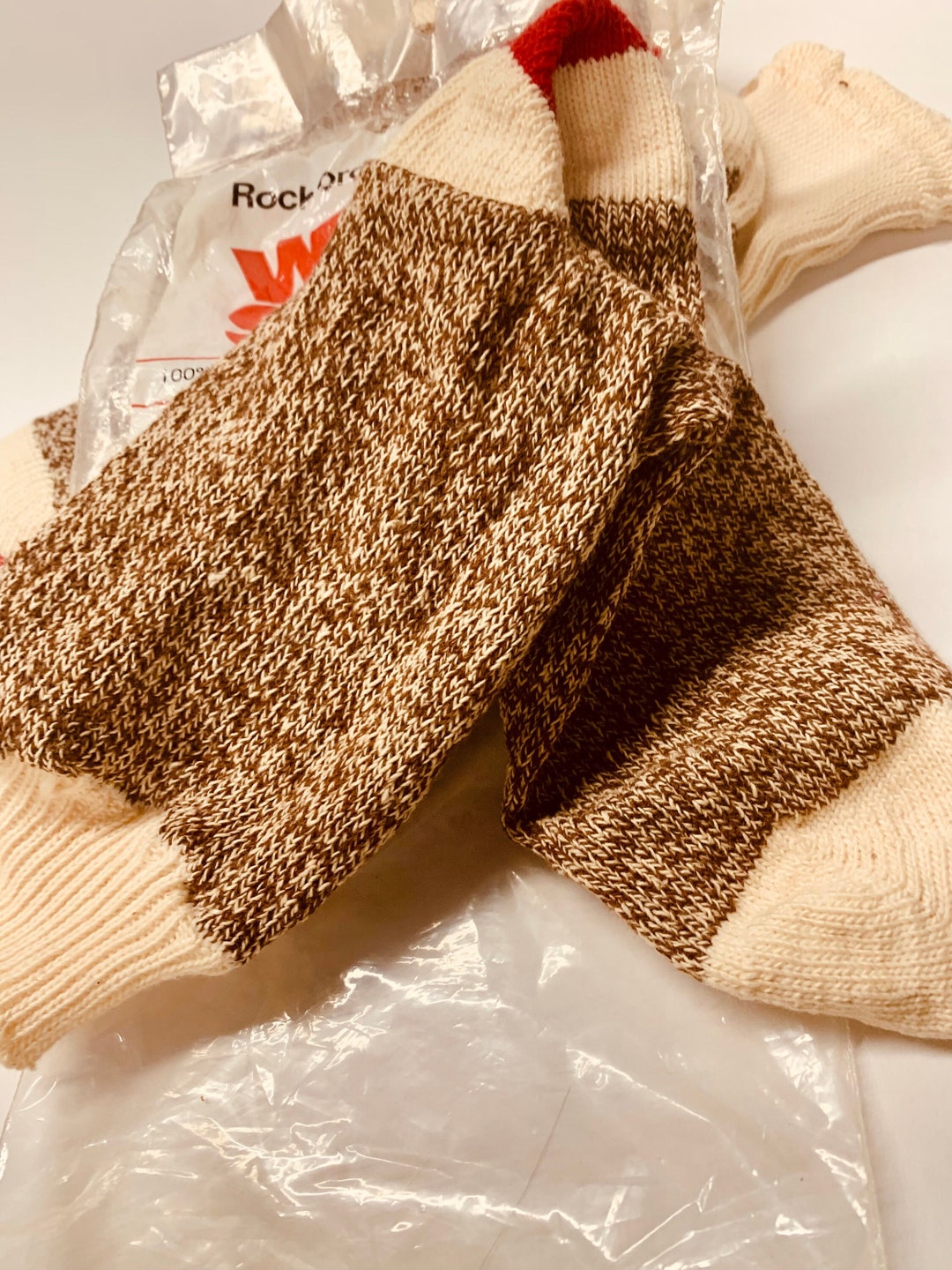 Vintage Midcentury Nelson Knitting Company Red Heel Work Etsy