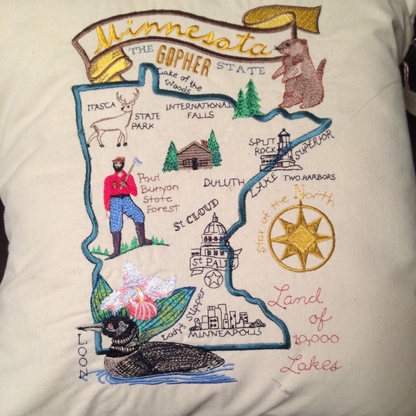 Embroidered Pillow Cases Etsy