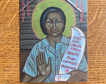 St. Olga - 5”x7” Art Print SMALL