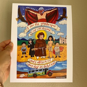 Destiny/Nacho Libre + Large Print 8.5”x11” full color illustration