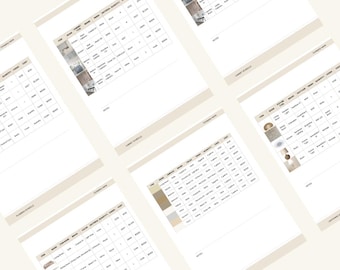 FF&E Schedule Template Interior Design Project Timeline Canva Excel Google Sheets Template Furniture Fixtures Finishes Schedule Renovation