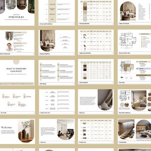 Interior Design Bundle | Interior Design Presentation Template ...