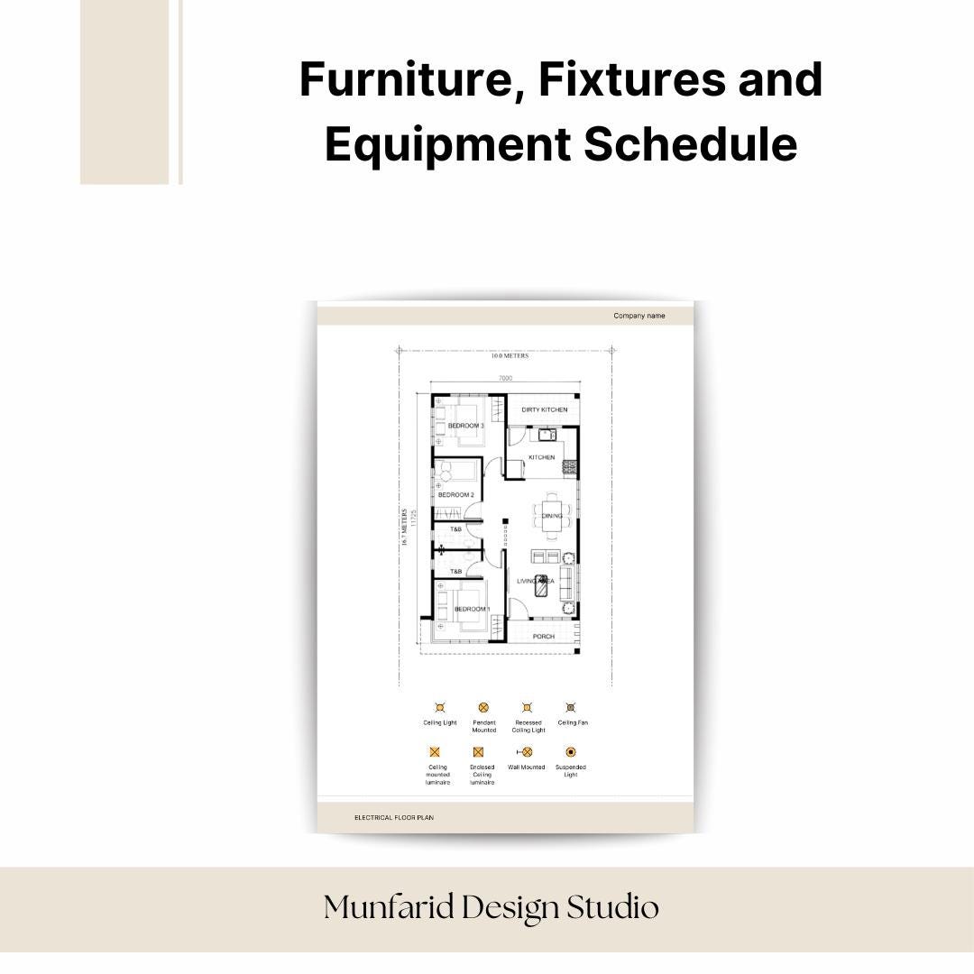 FF&E Schedule Template Interior Design Project Timeline Canva Excel ...