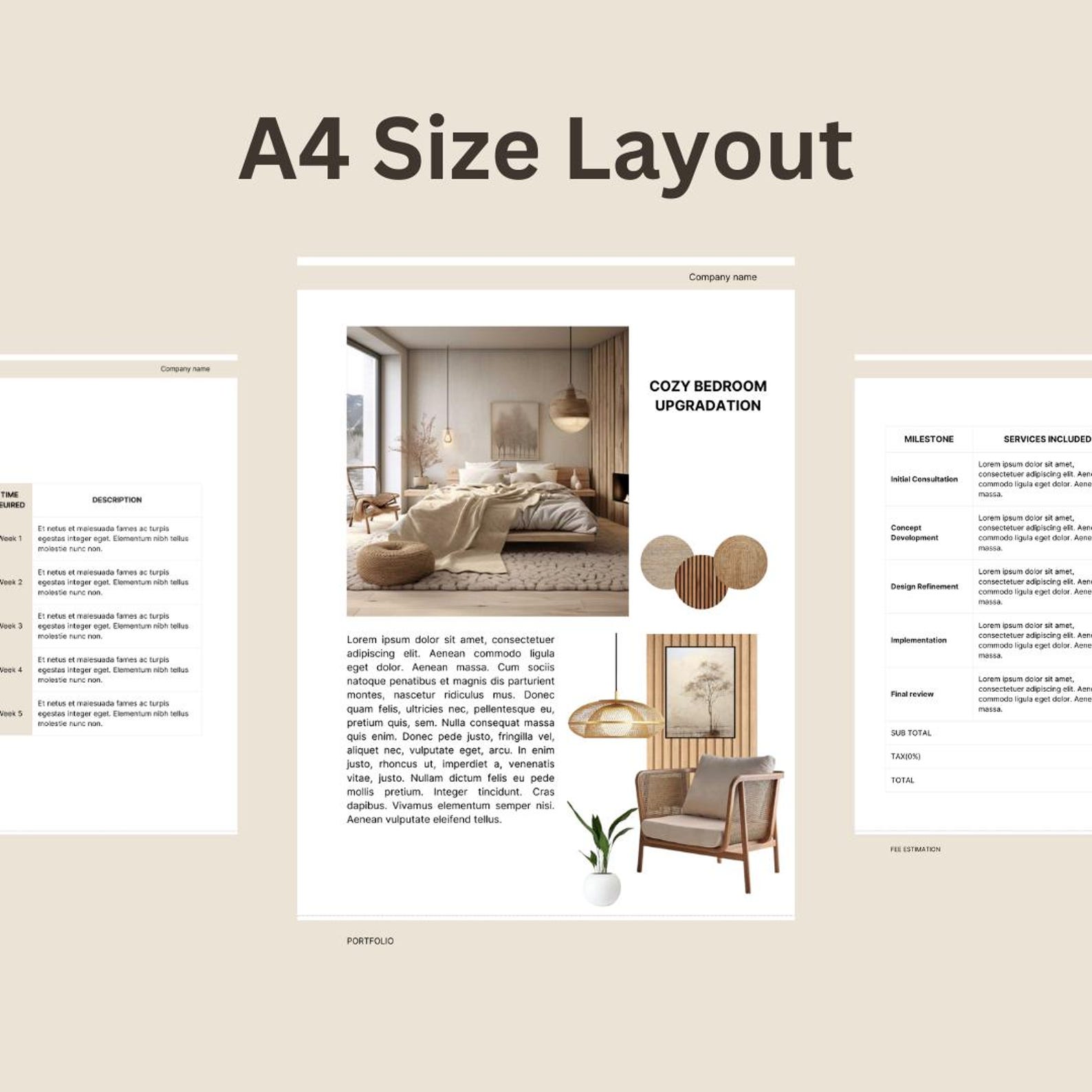 Interior Design Template - Canva Project Proposal - Professional Design ...