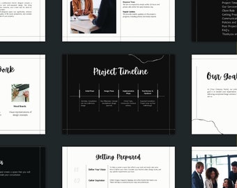 Interior Design Welcome Guide, Welcome Packet, Canva Template, Client Onboarding Kit, New Client Welcome Packet, Welcome Package