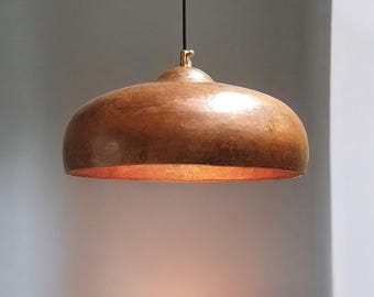 Rustic Copper Kitchen Island Pendant Light ,Copper Pendant Light Fixture, Handmade Copper pendant Light Island Lamp, vintage copper pendant