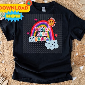 Karol G Manana Sera Bonito/PNG/ Sublimation/waterslide/White Outline/Digital Instant Download