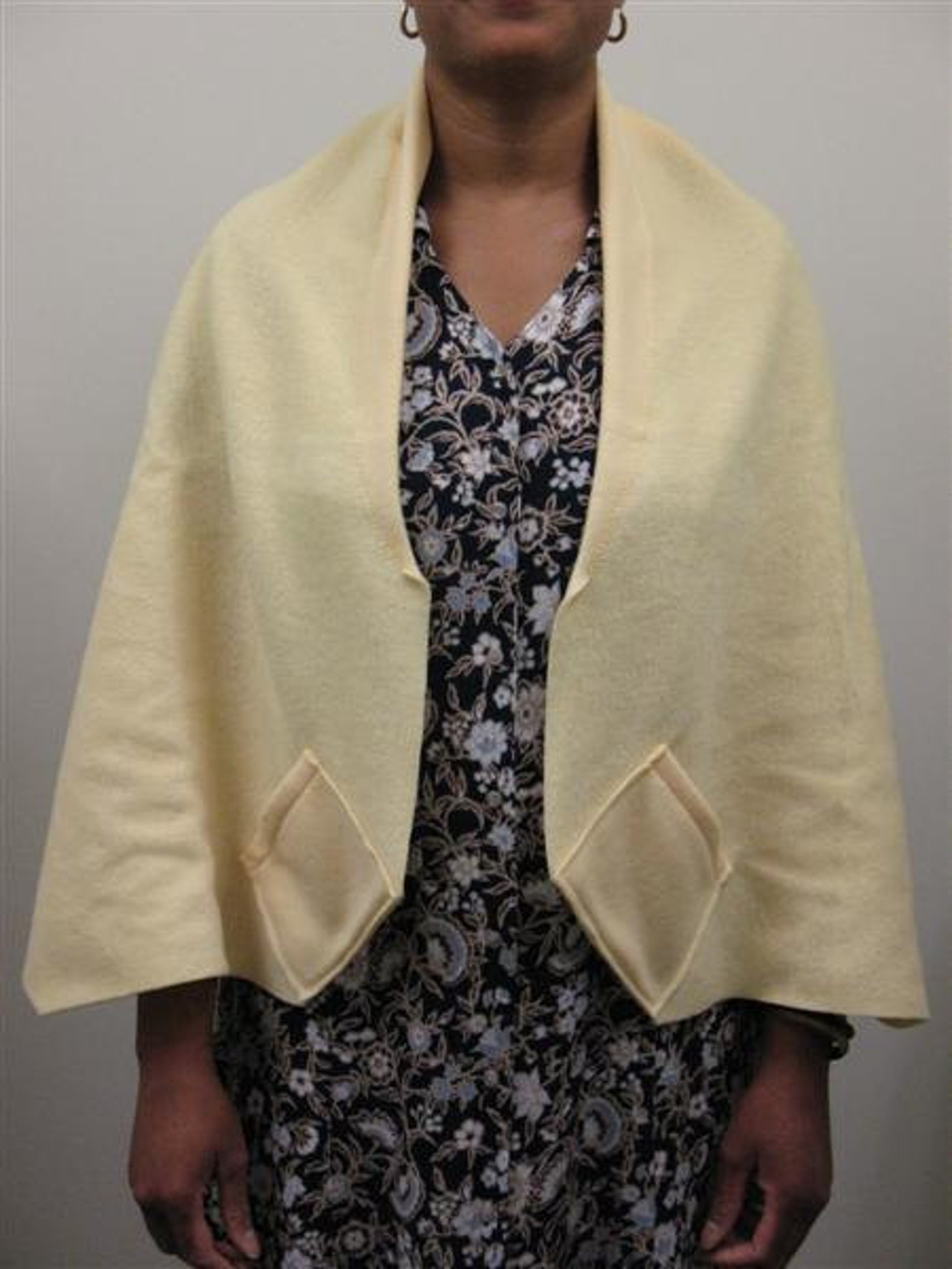 Yellow Shawl Bed Jacket or Reading Shawl Cold Office / Etsy