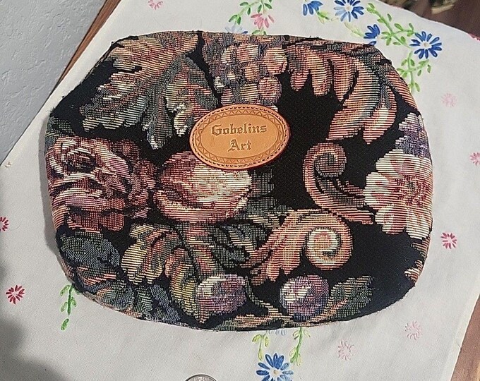 Gobelins Art Tapestry Bag classic charming romantic old world retro France