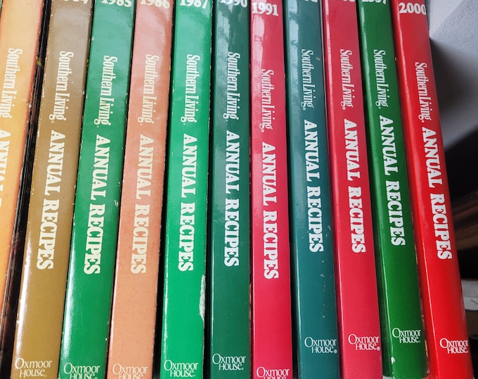 Vintage Southern Living Annual Recipes Cookbook, Oxmoor House