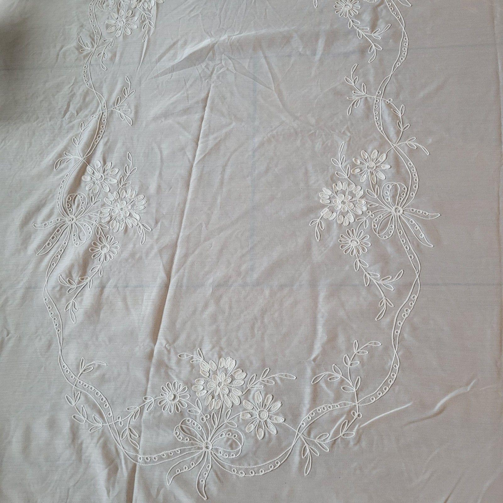 VTG マデイラ刺繍 66x104 宴会テーブルクロス 12 プレースマット