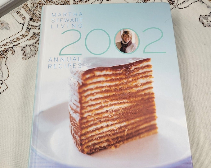 Martha Stewart Living 2002 Annual Recipes Cookbook, Hardcover