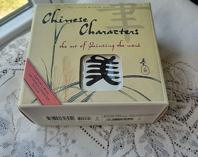 Vtg NIB Little Wisdom Series Chinese Characters "The Art of Painting the Word"