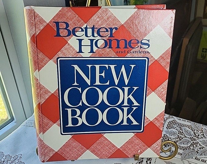 Vtg Better Homes & Gardens New Cookbook 1989 Tenth 5 Ring-Bound Edition w/tabs