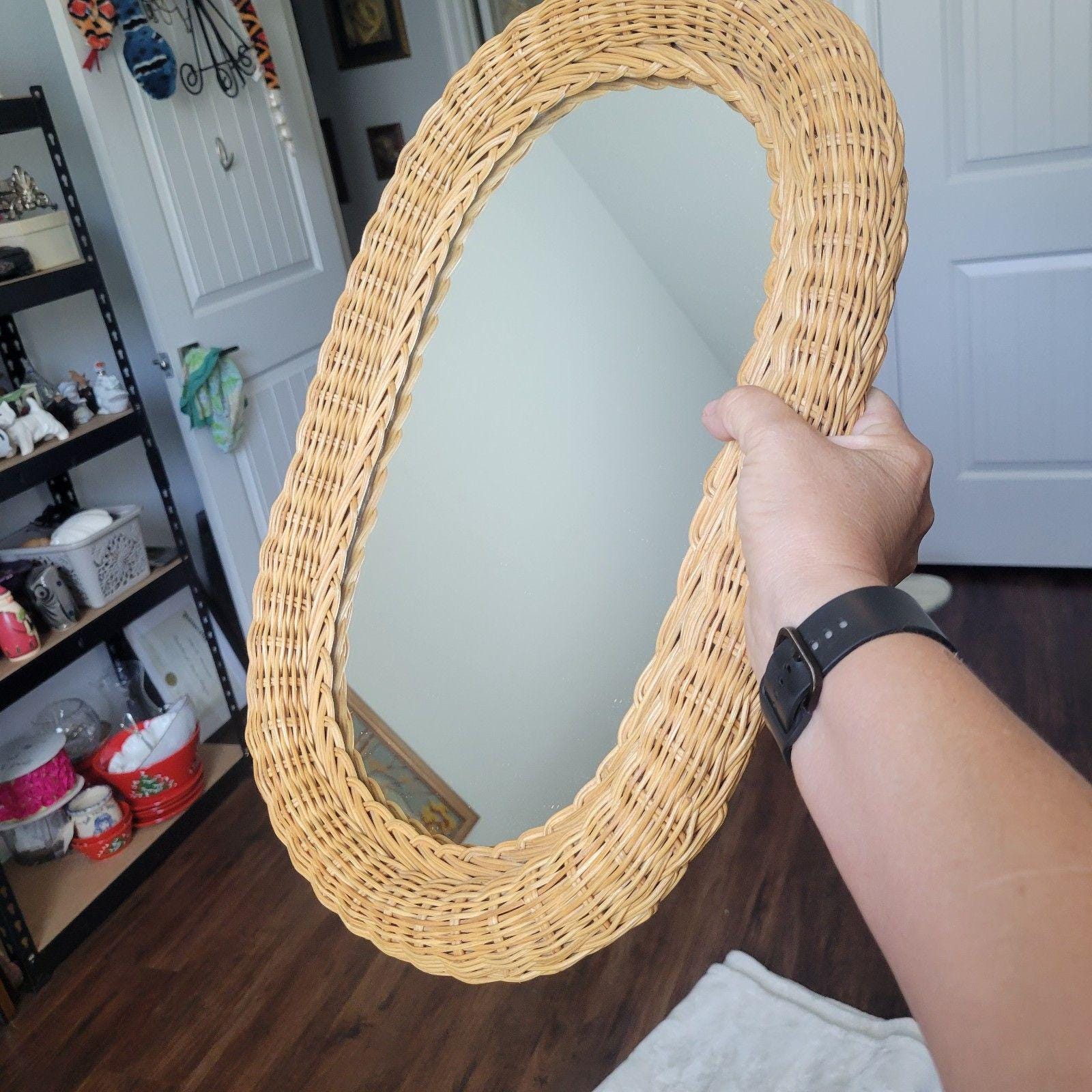 Rattan Mirrors Vintage - Etsy