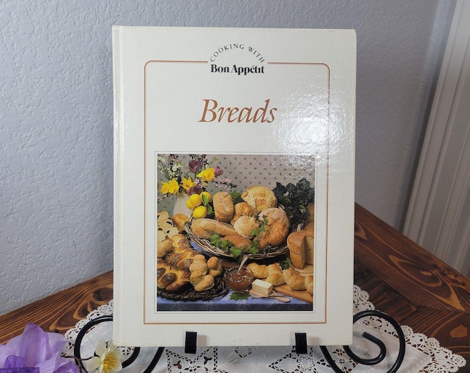 Vtg Cooking with Bon Appetit Breads HC cookbook The Knapp Press 1985 USA