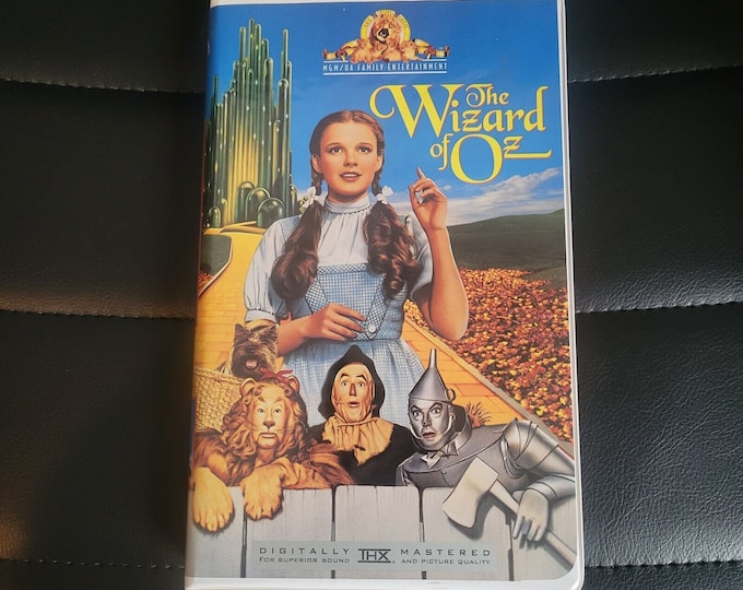 The Wizard of Oz the VHS clam shell MGM/UA home video 1996 Release.