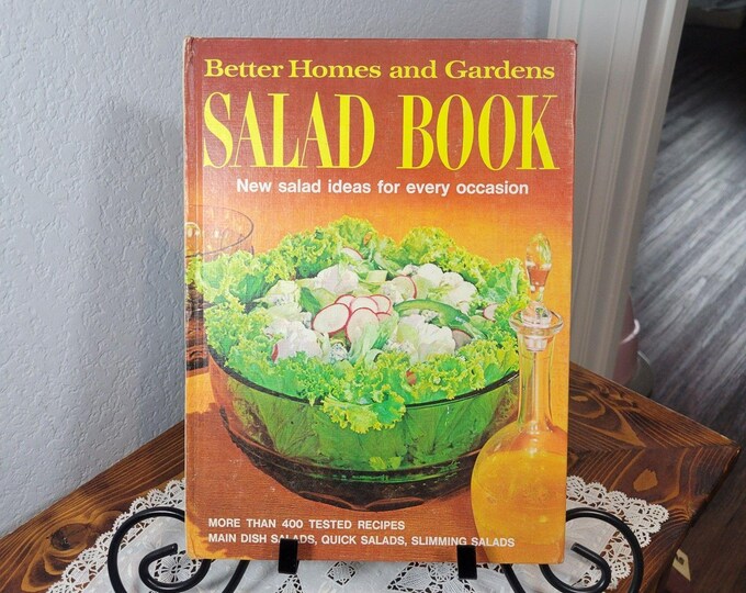 Better Homes & Gardens Salad Book Vintage 1969 Over 400 Recipes Hardback HC USA