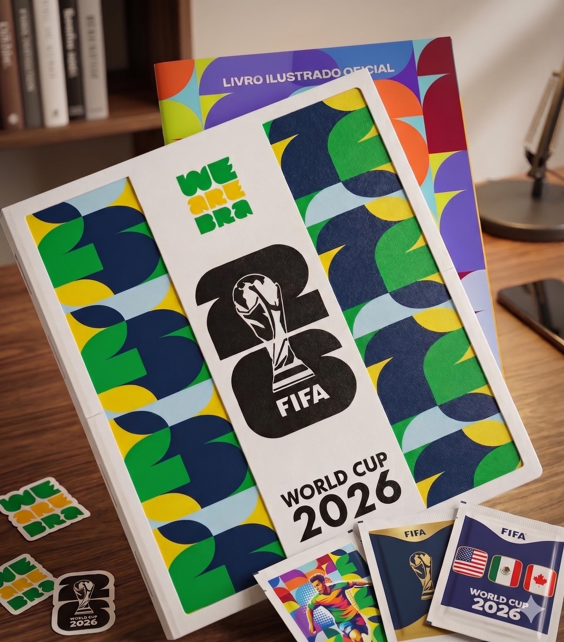Custom World Cup 2026 Sticker Album Protector Case, Softcover