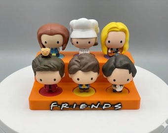 Friends McDonald's Figures Display Stand | 3D Printed Collectible Stand