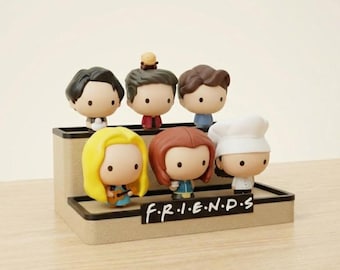 Friends McDonald's Figures Display | 3D Printed Collectible Stand