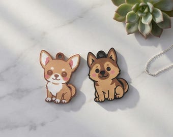 3D Printed Dog Breed Keychain | Custom Pet Lover Gift