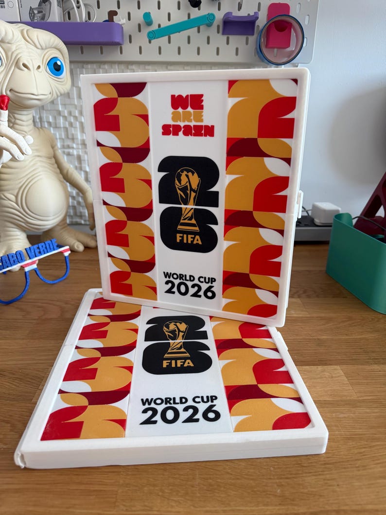 Custom World Cup 2026 Sticker Album Protector Case, Softcover Album Hard Shell Sleeve, 3D Printed Soccer Football Memorabilia Display Holder image 10