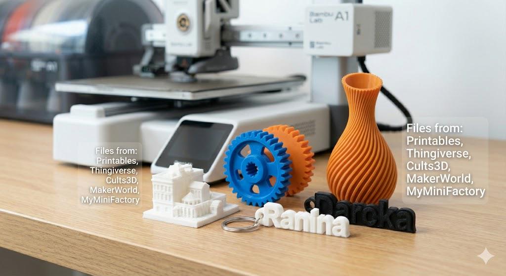 Service d'impression 3D personnalisée | Bambu Lab, Prototypes et décoration