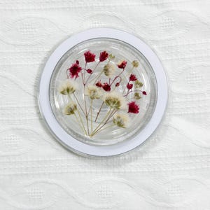 Real Flower Magnetic Phone Grip, Pressed Flower Baby&#39;s Breath Phone Grip, Four Leaf  Phone Grip Holder, Phone Accessories Kindle Magnet Grip
