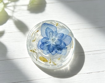Real Hydrangea Daisy Flower Magnetic Phone Grip, Dried Mushroom Plant Grip,Pressed Kiwi Fruit Phone Holder Accessories, Kindle Magnet Grip