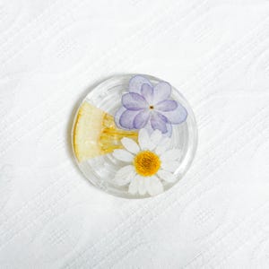 Real Daisy Flower Magnetic Phone Grip, Dried Mushroom Plant Grip,Pressed Strawberry Fruit Phone Holder, Phone Accessories Kindle Magnet Grip