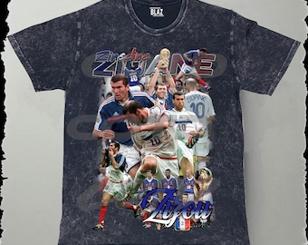 Zinedine Zidane T-Shirt Design PNG