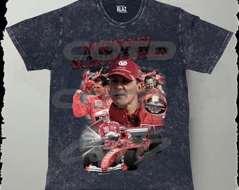 Michael Schumacher F1 T-Shirt Design: Retro PNG (Digital Download)