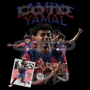 Lámina Png, Yamal png/ Barcelona Png Diseño / Diseño digital / Diseño de camiseta de fútbol / Póster / Diseño de camiseta