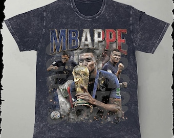 Kylian Mbappe Soccer Graphic Tee: World Cup Champion Design (PNG Digital Download)