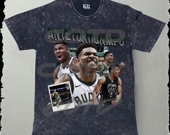 Giannis Antetokounmpo T-Shirt Design: Basketball DTF Transfer (PNG Download)