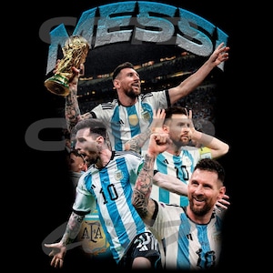 Lionel Messi | T-Shirt PNG | Bootleg T-Shirt PNG | Printable Bootleg T-Shirt Design | Football | Miami | Instant Download and Ready To Print