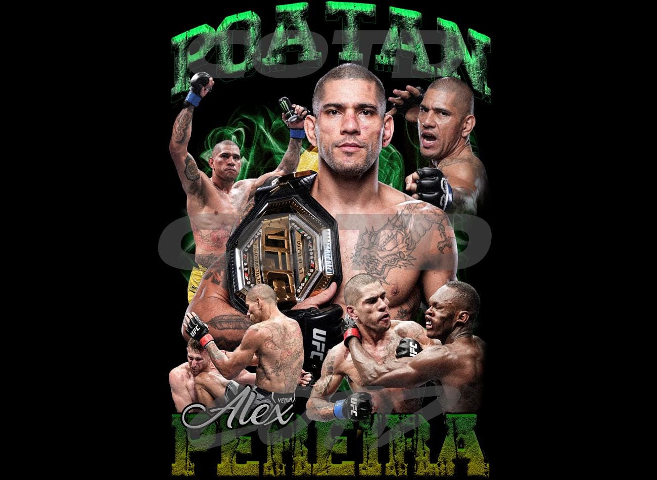 アレックス・ペレイラ ブートレッグ T シャツ デザイン: UFC