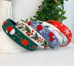 Lot De 6 Bandeaux De Noël - Bois De Cerf, Sapins, Bonhommes De Neige, Pour Fête, Enfants Et Adultes