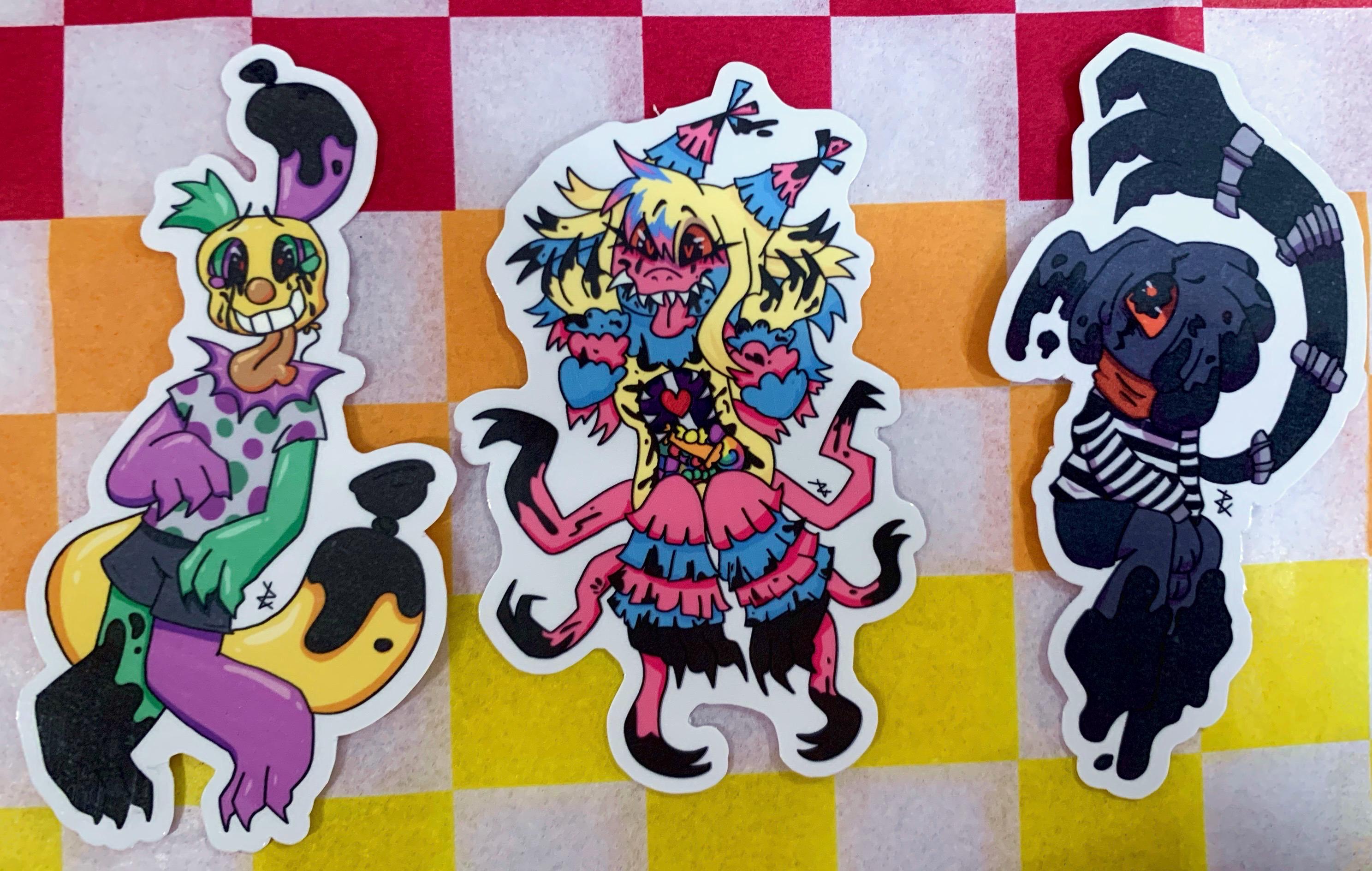 Dandy’s World Inspired Twisted Stickers! Set 1 - Etsy