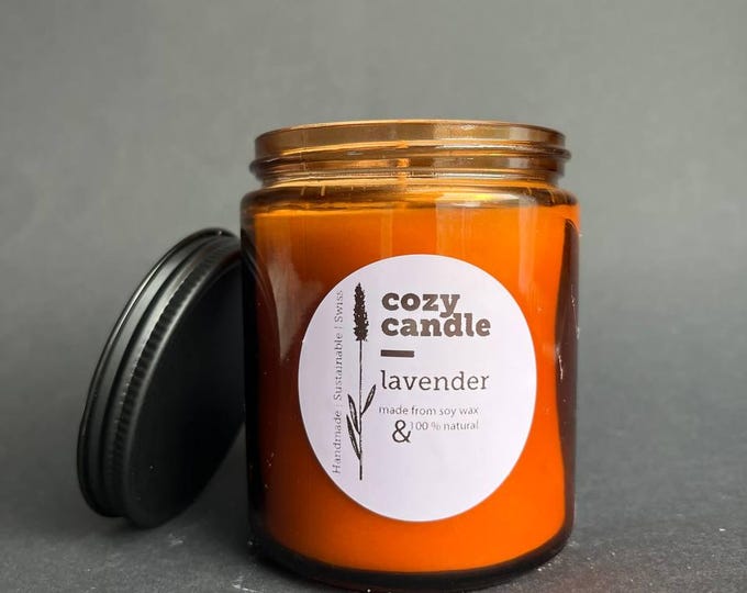 Featured listing image: Scented Container Candle | 100% Natural Soy Wax | Handmade