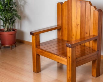 DIY 2x4 Throne Chair Build Plan: Step-by-Step PDF