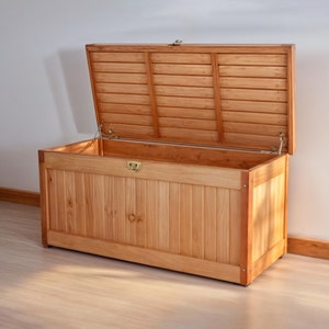 Caja de almacenamiento de madera DIY, planos de baúl de almacenamiento: construya una caja de almacenamiento de juguetes resistente y elegante con sencillas instrucciones paso a paso
