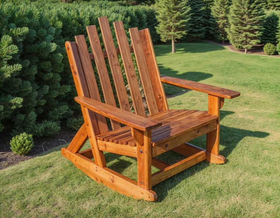 Pvc Rocker Plans Adirondack Rocker Chair Build Plan: Woodworking Plans (digital Download ...
