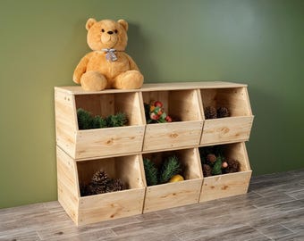 DIY Storage Bin Build Plans, Garage Storage Shelves, DIY Garage Storage Plans, Organization Storage Plans, Basement Organizer, PDF File