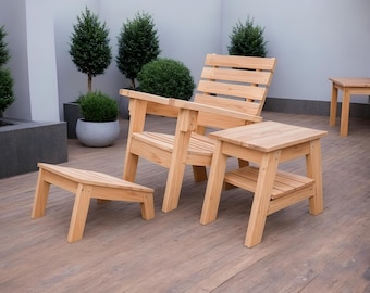 Outdoor Chair Set Build Plan: DIY Patio Furniture (digital PDF