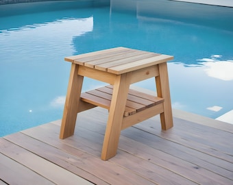 DIY Outdoor Side Table Build Plans: Digital PDF Woodworking Guide